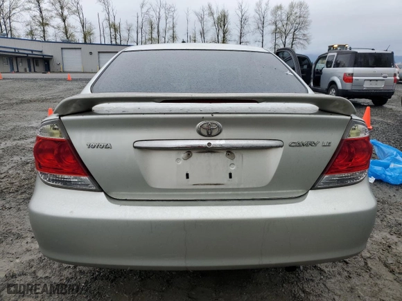2006 Toyota Camry STD with VIN JTDBE30K163045551, listed as a Copart auction lot 52096755 with 231,050 mi miles and Salvage Title. Bid and sale history available at carsss.com. Image 6.