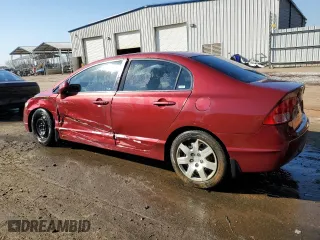 2007 Honda Civic Sdn LX with VIN 1HGFA16567L031733, listed as a Copart auction lot 43745454 with 182,708 mi miles and Salvage Title. Bid and sale history available at carsss.com. Image 2.