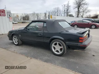 1983 Ford Mustang GT with VIN 1FABP27F0DF213498, listed as a Copart auction lot 81106344 with 13,008 mi miles and Salvage title. Bid and sale history available at DreamBid. Image 2.