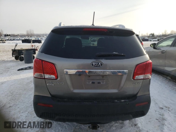 2012 Kia Sorento EX with VIN 5XYKUDA20CG198436, listed as a Copart auction lot 44414245 with 317,389 mi miles and Salvage Title. Bid and sale history available at carsss.com. Image 6.