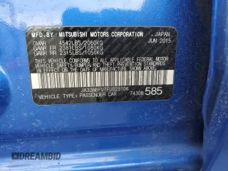 2015 Mitsubishi Lancer Evolution GSR z VIN JA32W8FV7FU023106, wystawiony jako Copart lot #40867084 z przebiegiem 103 964 mil mil oraz Szkody całkowita. Historia ofert i sprzedaży dostępna na DreamBid. Obrazek 13.