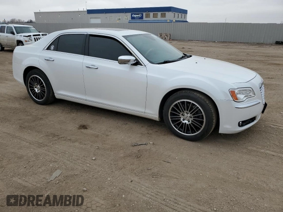 2012 Chrysler 300 C with VIN 2C3CCAKT3CH143367, listed as a Copart auction lot 43193155 with 126,132 mi miles and Salvage Title. Bid and sale history available at DreamBid. Image 4.
