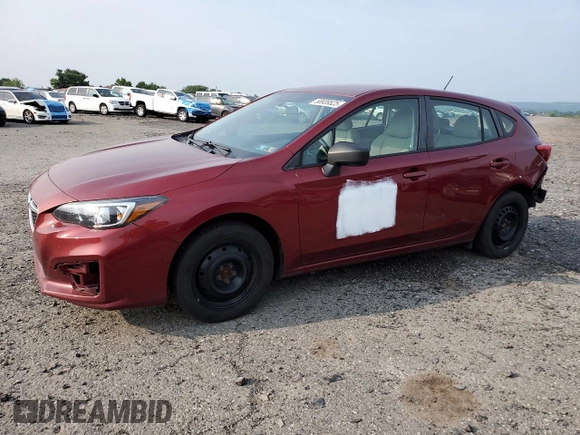 2017 Subaru Impreza with VIN 4S3GTAA66H3740466, listed as a Copart auction lot 58939525 with 132,003 mi miles and Salvage title. Bid and sale history available at DreamBid. Image 1.