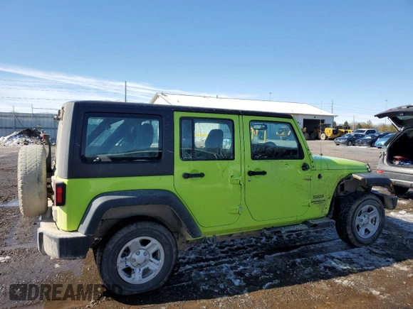 2016 Jeep Wrangler Unlimited Sport RHD with VIN 1C4BJWKG0GL321550, listed as a Copart auction lot 47877395 with 179,573 mi miles and Salvage title. Bid and sale history available at DreamBid. Image 3.