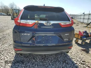 2019 Honda CR-V Touring with VIN 2HKRW2H9XKH607064, listed as a Copart auction lot 50198155 with 56,802 mi miles and Salvage Title. Bid and sale history available at carsss.com. Image 6.