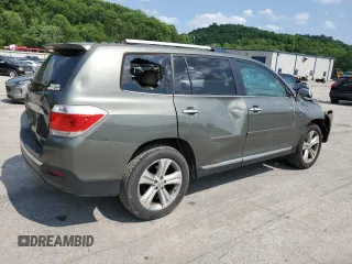 2012 Toyota Highlander Limited with VIN 5TDDK3EH1CS157047, listed as a Copart auction lot 59481645 with 140,223 mi miles and Salvage title. Bid and sale history available at DreamBid. Image 3.