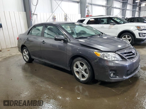 2013 Toyota Corolla L with VIN 5YFBU4EE7DP211250, listed as a Copart auction lot 53884715 with 70,723 mi miles and Salvage Title. Bid and sale history available at DreamBid. Image 4.