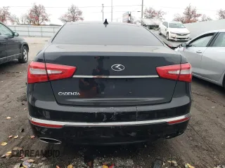 2015 Kia Cadenza Premium with VIN KNALN4D74F5182985, listed as a Copart auction lot 82197034 with 120,231 mi miles and Salvage Title. Bid and sale history available at carsss.com. Image 6.