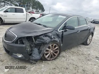 2013 Buick Verano Leather Group with VIN 1G4PS5SK0D4201735, listed as a Copart auction lot 44184945 with 156,868 mi miles and Salvage Title. Bid and sale history available at carsss.com. Image 1.