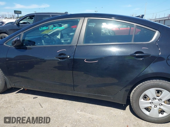 2017 Kia Forte LX with VIN 3KPFK4A70HE041755, listed as a IAAI auction lot 41681241 with 154,949 mi miles. Bid and sale history available at carsss.com. Image 14.