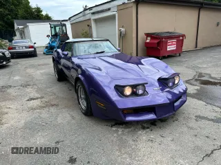 1980 Chevrolet Corvette z VIN 1Z876AS421254, wystawiony jako Copart lot #59324415 z przebiegiem 57 651 mil mil oraz Czysty tytuł • Clean title. Historia ofert i sprzedaży dostępna na DreamBid. Obrazek 1.