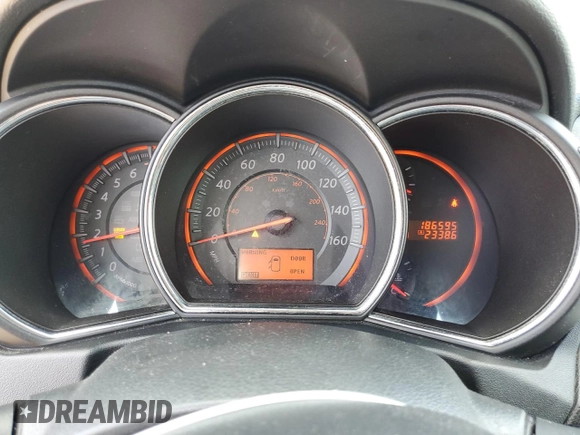 2010 Nissan Murano SL with VIN JN8AZ1MW2AW134235, listed as a Copart auction lot 66165894 with 186,595 mi miles and Salvage Title. Bid and sale history available at carsss.com. Image 9.