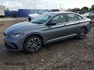 2025 Volkswagen Jetta Sport with VIN 3VWBX7BU6SM029724, listed as a Copart auction lot 62916395 with 15,488 mi miles and Clean title. Bid and sale history available at DreamBid. Image 1.