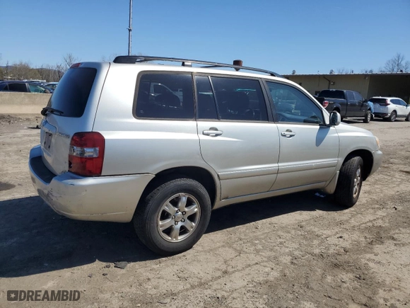2005 Toyota Highlander with VIN JTEEP21A350097234, listed as a Copart auction lot 53678175 with 128,797 mi miles and Salvage Title. Bid and sale history available at carsss.com. Image 3.