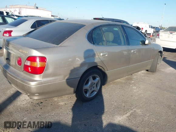 1998 Lexus GS 300 z VIN JT8BD68S7W0030710, wystawiony jako IAAI lot #41348383 z przebiegiem 138 082 mil mil oraz . Historia ofert i sprzedaży dostępna na DreamBid. Obrazek 4.