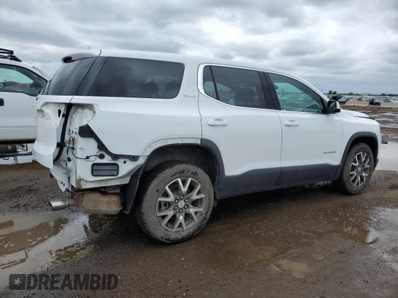 2021 GMC Acadia SLE with VIN 1GKKNKLAXMZ160810, listed as a Copart auction lot 58983335 with 112,006 mi miles and Clean title. Bid and sale history available at DreamBid. Image 3.