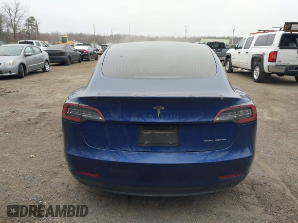 2019 Tesla Model 3 Long Range with VIN 5YJ3E1EB9KF454007, listed as a IAAI auction lot 41769346 with 141,609 mi miles. Bid and sale history available at carsss.com. Image 16.