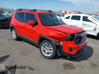 2020 Jeep Renegade Latitude with VIN ZACNJABB5LPL88670, listed as a IAAI auction lot 42181204 with 45,448 mi miles and . Bid and sale history available at DreamBid. Image 1.