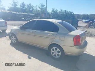 2007 Hyundai Accent GLS with VIN KMHCN46CX7U093034, listed as a IAAI auction lot 41855739 with 152,449 mi miles. Bid and sale history available at carsss.com. Image 3.