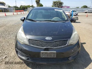 2013 Kia Rio LX with VIN KNADM4A31D6112747, listed as a Copart auction lot 57768594 with 87,140 mi miles and Salvage Title. Bid and sale history available at carsss.com. Image 5.