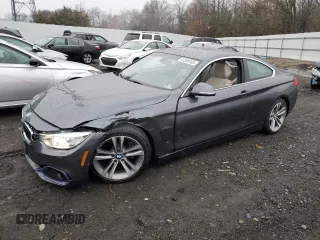 2017 BMW 4 Series 430i xDrive with VIN WBA4R9C55HK878457, listed as a Copart auction lot 43366465 with 43,906 mi miles and Salvage Title. Bid and sale history available at DreamBid. Image 1.