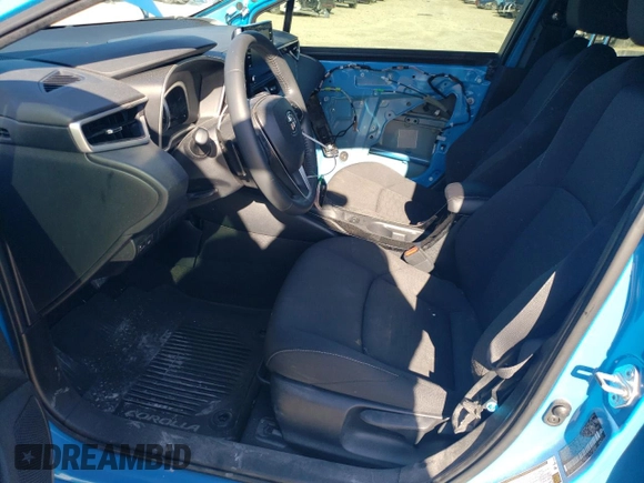 2021 Toyota Corolla Hatchback SE with VIN JTND4MBE5M3135173, listed as a Copart auction lot 60318104 with 55,308 mi miles and Salvage Title. Bid and sale history available at carsss.com. Image 7.