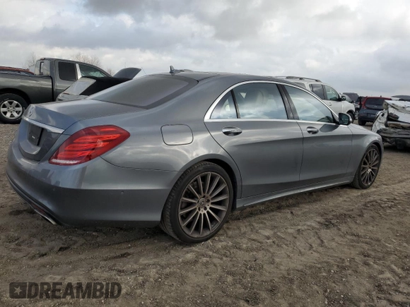 2017 Mercedes-Benz S 550 with VIN WDDUG8CB8HA339349, listed as a Copart auction lot 42814005 with 33,779 mi miles and Salvage Title. Bid and sale history available at carsss.com. Image 3.