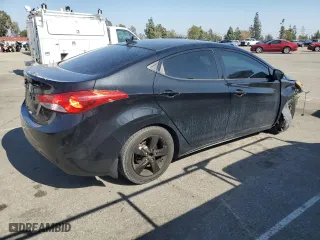 2013 Hyundai Elantra Limited with VIN 5NPDH4AE2DH357667, listed as a Copart auction lot 54093235 with 185,806 mi miles and Clean Title. Bid and sale history available at carsss.com. Image 3.