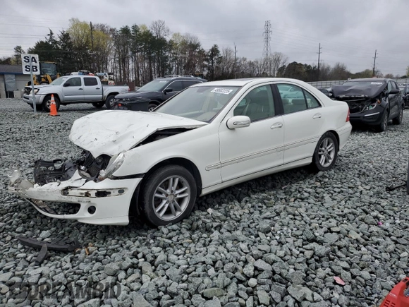 2007 Mercedes-Benz C with VIN WDBRF87J67F844780, listed as a Copart auction lot 49582225 with Not Provided miles and Salvage Title. Bid and sale history available at DreamBid. Image 1.