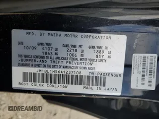 2010 Mazda 3 S Sport z VIN JM1BL1H56A1237108, wystawiony jako Copart lot #52224805 z przebiegiem 223 744 mil mil oraz Szkoda całkowita • Salvage title. Historia ofert i sprzedaży dostępna na DreamBid. Obrazek 14.