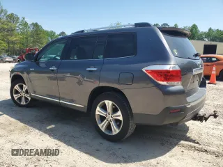 2012 Toyota Highlander Limited with VIN 5TDDK3EH5CS157343, listed as a Copart auction lot 54946205 with 146,654 mi miles and Salvage title. Bid and sale history available at DreamBid. Image 2.