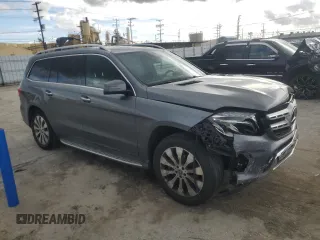 2018 Mercedes-Benz GLS 450 with VIN 4JGDF6EE0JB173171, listed as a Copart auction lot 42110844 with 80,119 mi miles and . Bid and sale history available at DreamBid. Image 4.