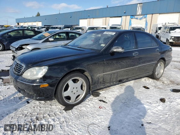 2002 Mercedes-Benz S-Class 6.0L with VIN WDBNG78J62A299111, listed as a Copart auction lot 88948155 with 72,164 mi miles and Clean Title. Bid and sale history available at carsss.com. Image 1.