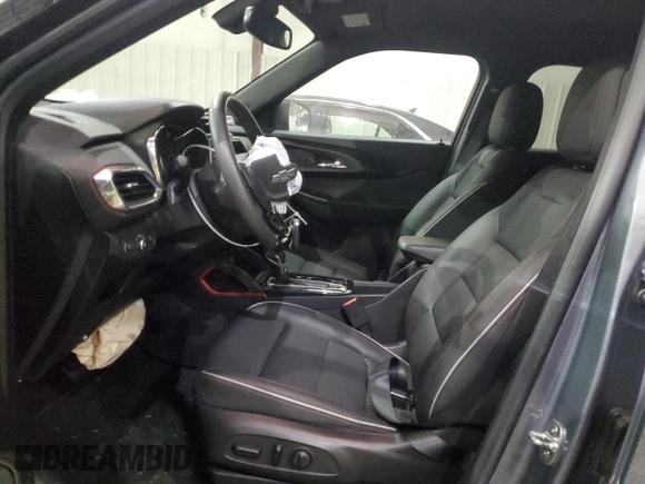 2022 Chevrolet TrailBlazer RS with VIN KL79MUSLXNB107673, listed as a Copart auction lot 46086525 with 10,357 mi miles and Salvage Title. Bid and sale history available at DreamBid. Image 7.