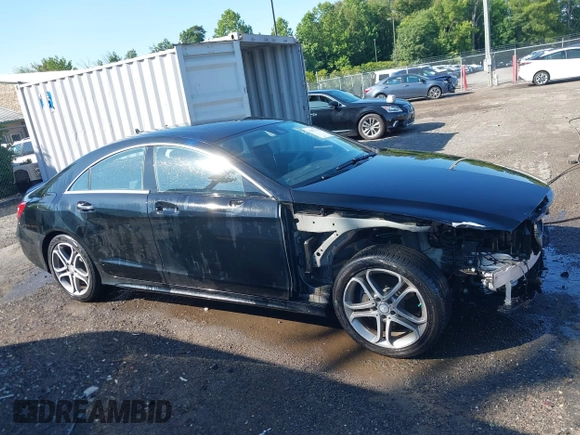 2015 Mercedes-Benz CLS 400 with VIN WDDLJ6HB3FA153077, listed as a IAAI auction lot 42537583 with 56,404 mi miles and . Bid and sale history available at DreamBid. Image 14.