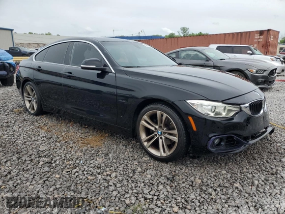 2016 BMW 4 Series 428i with VIN WBA4A9C59GG695166, listed as a Copart auction lot 55994625 with 142,247 mi miles and Salvage title. Bid and sale history available at DreamBid. Image 4.