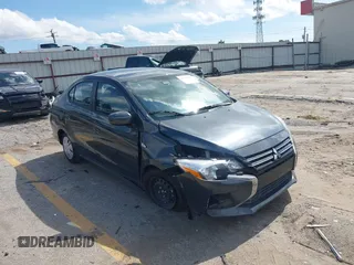2024 Mitsubishi Mirage ES with VIN ML32FUFJ4RHF17059, listed as a IAAI auction lot 42310206 with 2,480 mi miles and . Bid and sale history available at DreamBid. Image 1.