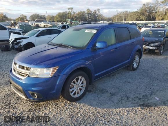 2015 Dodge Journey SXT with VIN 3C4PDCBB5FT518314, listed as a Copart auction lot 83685374 with 34,165 mi miles and Salvage Title. Bid and sale history available at DreamBid. Image 1.