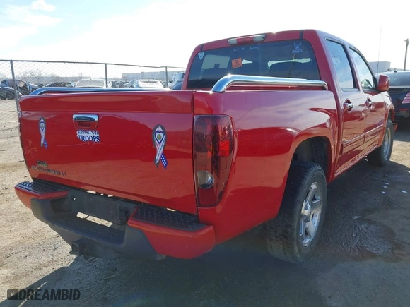 2012 Chevrolet Colorado LT w/1LT with VIN 1GCDSCF97C8117969, listed as a IAAI auction lot 41343323 with 1 mi miles. Bid and sale history available at carsss.com. Image 4.