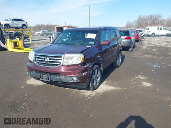 2012 Honda Pilot EX-L with VIN 5FNYF4H63CB079171, listed as a IAAI auction lot 41451786 with 135,237 mi miles. Bid and sale history available at carsss.com. Image 2.