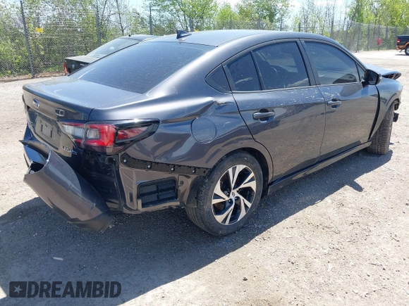 2024 Subaru Legacy Premium with VIN 4S3BWAC66R3019581, listed as a IAAI auction lot 42285356 with 24,396 mi miles and . Bid and sale history available at DreamBid. Image 4.
