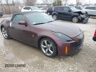 2006 Nissan 350Z Touring with VIN JN1AZ36A66M455600, listed as a IAAI auction lot 41942536 with 116,435 mi miles and . Bid and sale history available at DreamBid. Image 1.
