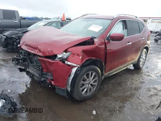 2018 Nissan Rogue SV with VIN 5N1AT2MT7JC810880, listed as a IAAI auction lot 41084997 with 98,719 mi miles and . Bid and sale history available at carsss.com. Image 2.