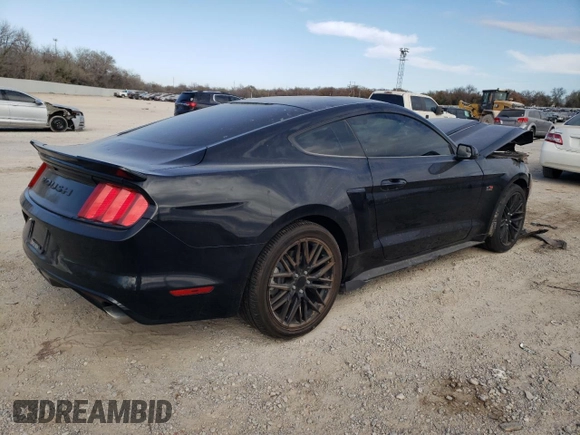 2017 Ford Mustang V6 with VIN 1FA6P8AM4H5279768, listed as a Copart auction lot 44333705 with 53,255 mi miles and Salvage Title. Bid and sale history available at carsss.com. Image 3.