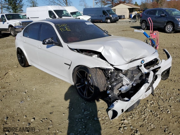 2015 BMW M3 with VIN WBS3C9C51FP805191, listed as a Copart auction lot 66746462 with 59,161 mi miles. Bid and sale history available at carsss.com. Image 1.
