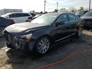 2015 Kia Cadenza Premium with VIN KNALN4D77F5172791, listed as a Copart auction lot 78035114 with 92,610 mi miles and Salvage Title. Bid and sale history available at carsss.com. Image 1.