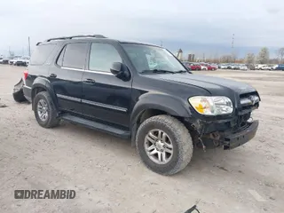 2005 Toyota Sequoia Limited with VIN 5TDBT48A75S241854, listed as a IAAI auction lot 41943728 with 414,334 mi miles and . Bid and sale history available at DreamBid. Image 1.
