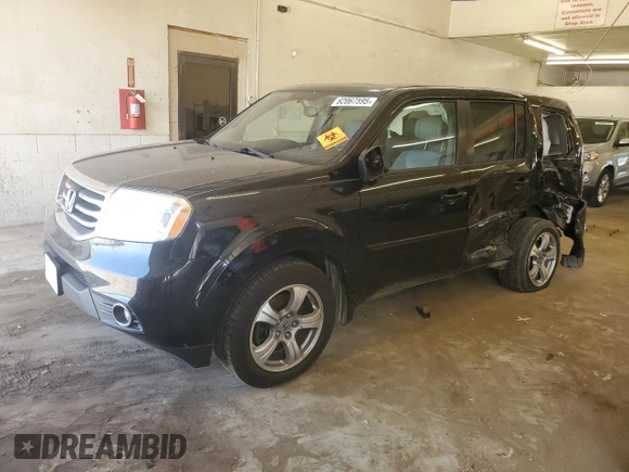 2013 Honda Pilot EX-L with VIN 5FNYF4H58DB048782, listed as a Copart auction lot 62067595 with 164,389 mi miles and Non repairable. Bid and sale history available at DreamBid. Image 1.