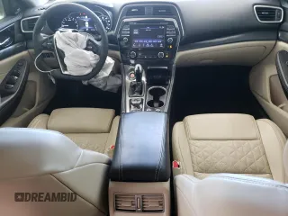 2020 Nissan Maxima Platinum with VIN 1N4AA6FV5LC375169, listed as a Copart auction lot 80644594 with 45,453 mi miles and Salvage Title. Bid and sale history available at DreamBid. Image 8.