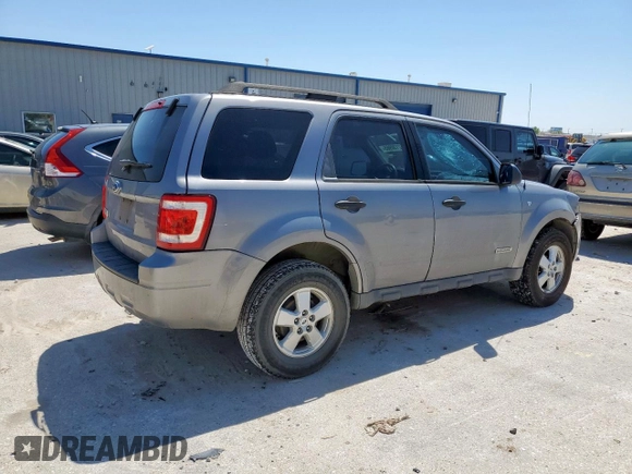 2008 Ford Escape XLT with VIN 1FMCU03198KD65116, listed as a Copart auction lot 52130965 with 214,295 mi miles and Salvage title. Bid and sale history available at DreamBid. Image 3.
